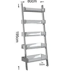 Boekenkast Only Melamine Donker Eiken