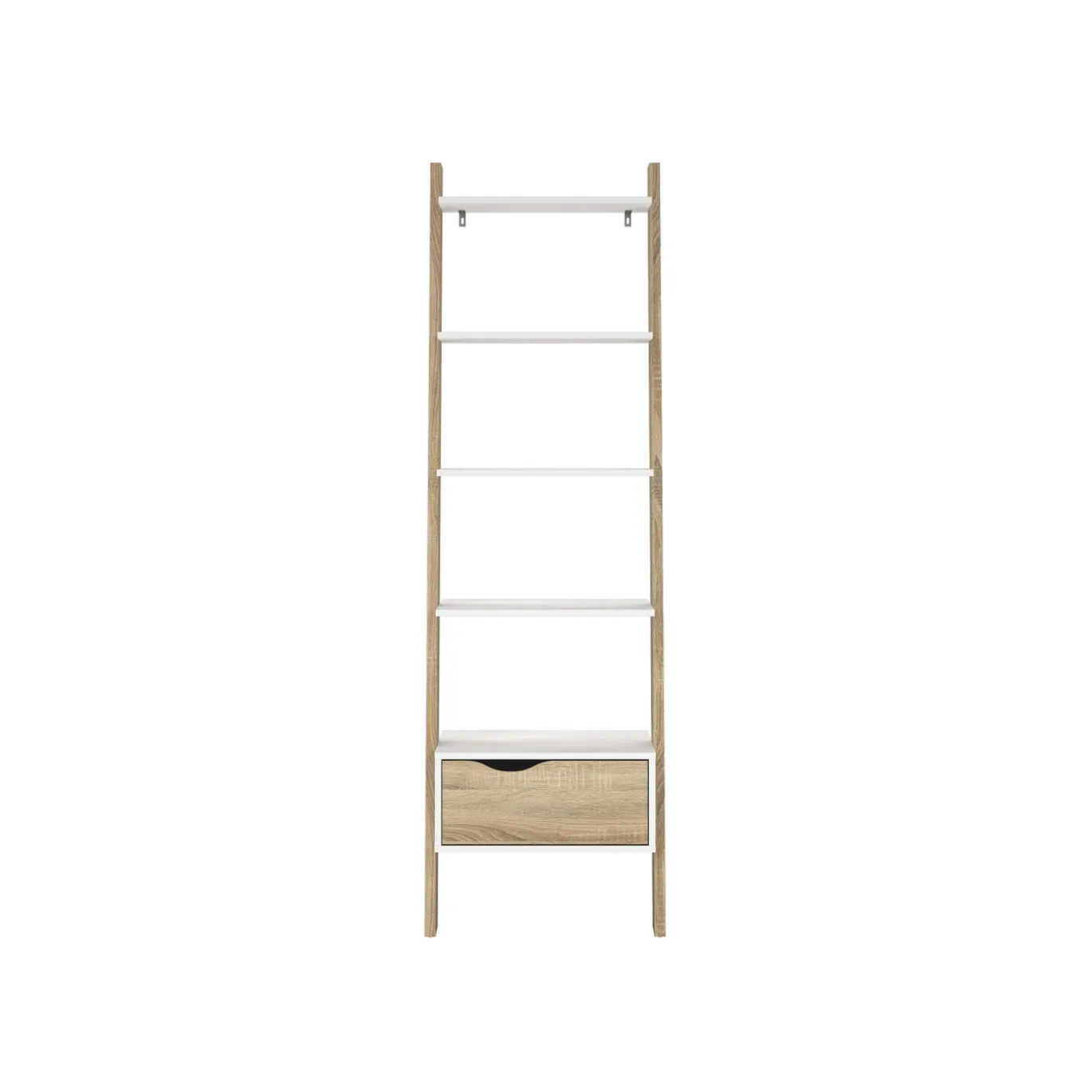 Boekenkast Oslo Wit/Naturel - Giga Living