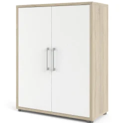 Boekenkast Prima Dicht Naturel/wit - Giga Living