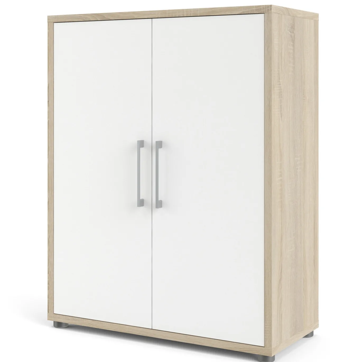 Boekenkast Prima Dicht Naturel/wit - Giga Living