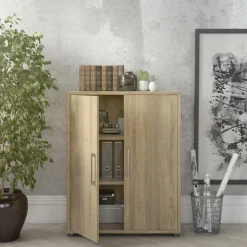 Boekenkast Prima Dicht Naturel - Giga Living