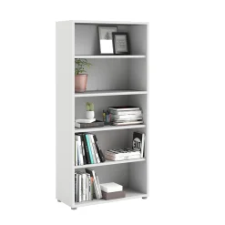 Boekenkast Prima Wit Open 186cm - Giga Living
