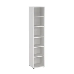 Boekenkast Prima Wit 5-planken 205cm - Giga Living