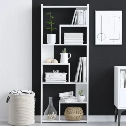 Boekenkast Prins Wit 150cm