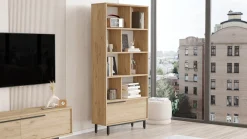 Boekenkast Roard Naturel 175cm