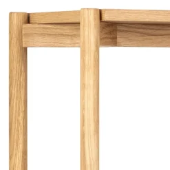 Boekenkast Ronna Eikenfineer Naturel 160cm - Giga Living