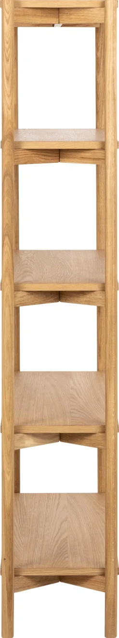 Boekenkast Ronna Eikenfineer Naturel 160cm - Giga Living
