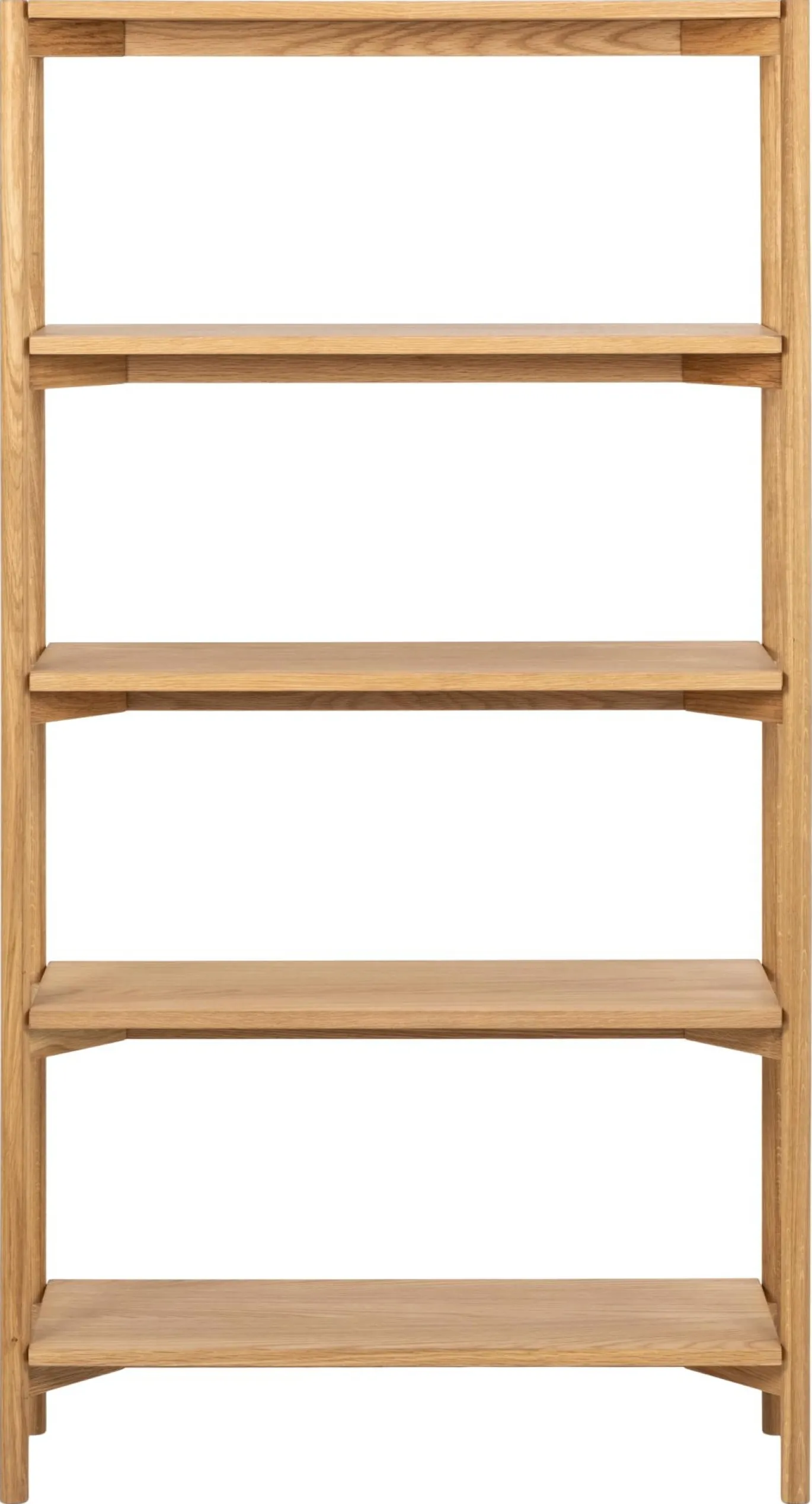 Boekenkast Ronna Eikenfineer Naturel 160cm - Giga Living