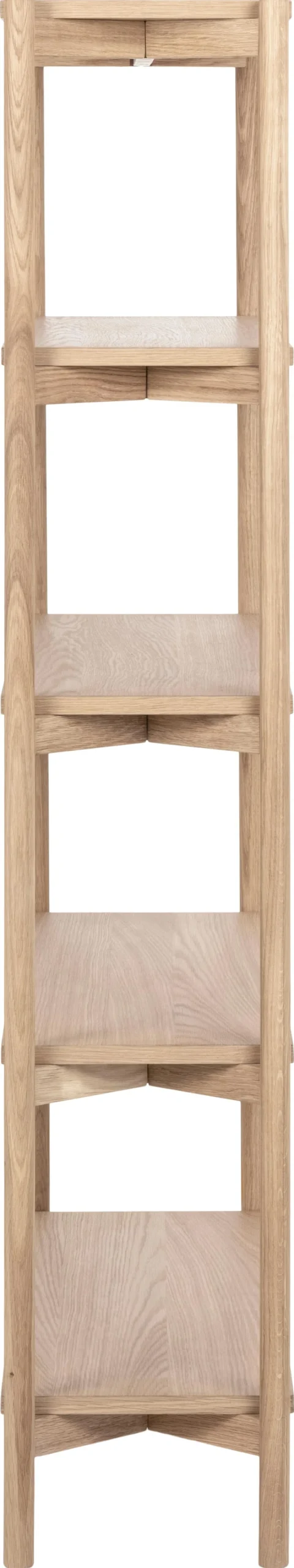 Boekenkast Ronna Eikenfineer Wit 160cm - Giga Living