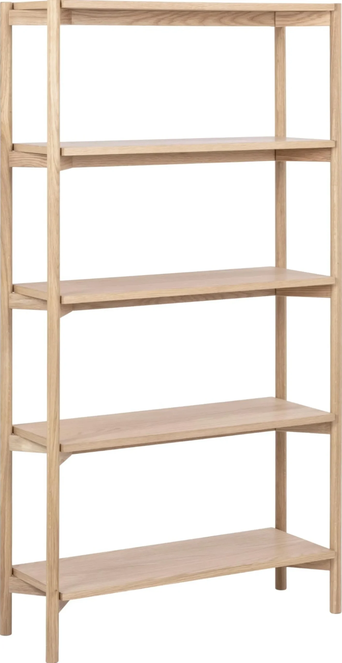 Boekenkast Ronna Eikenfineer Wit 160cm - Giga Living