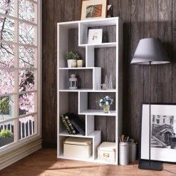 Boekenkast Serra Wit 184cm