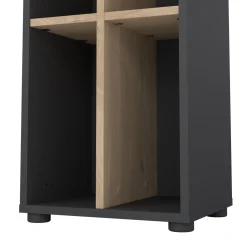 Boekenkast Sign Jackson A Hickory Matgrijs 41x205cm - Giga Living