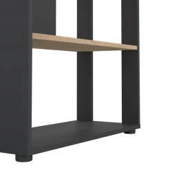 Boekenkast Sign Jackson Hickory Matgrijs 80x205cm - Giga Living