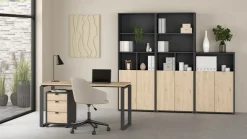 Boekenkast Sign Matgrijs - Giga Living