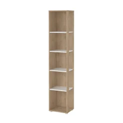 Boekenkast Sign Wit Jackson Hickory 41x205cm - Giga Living