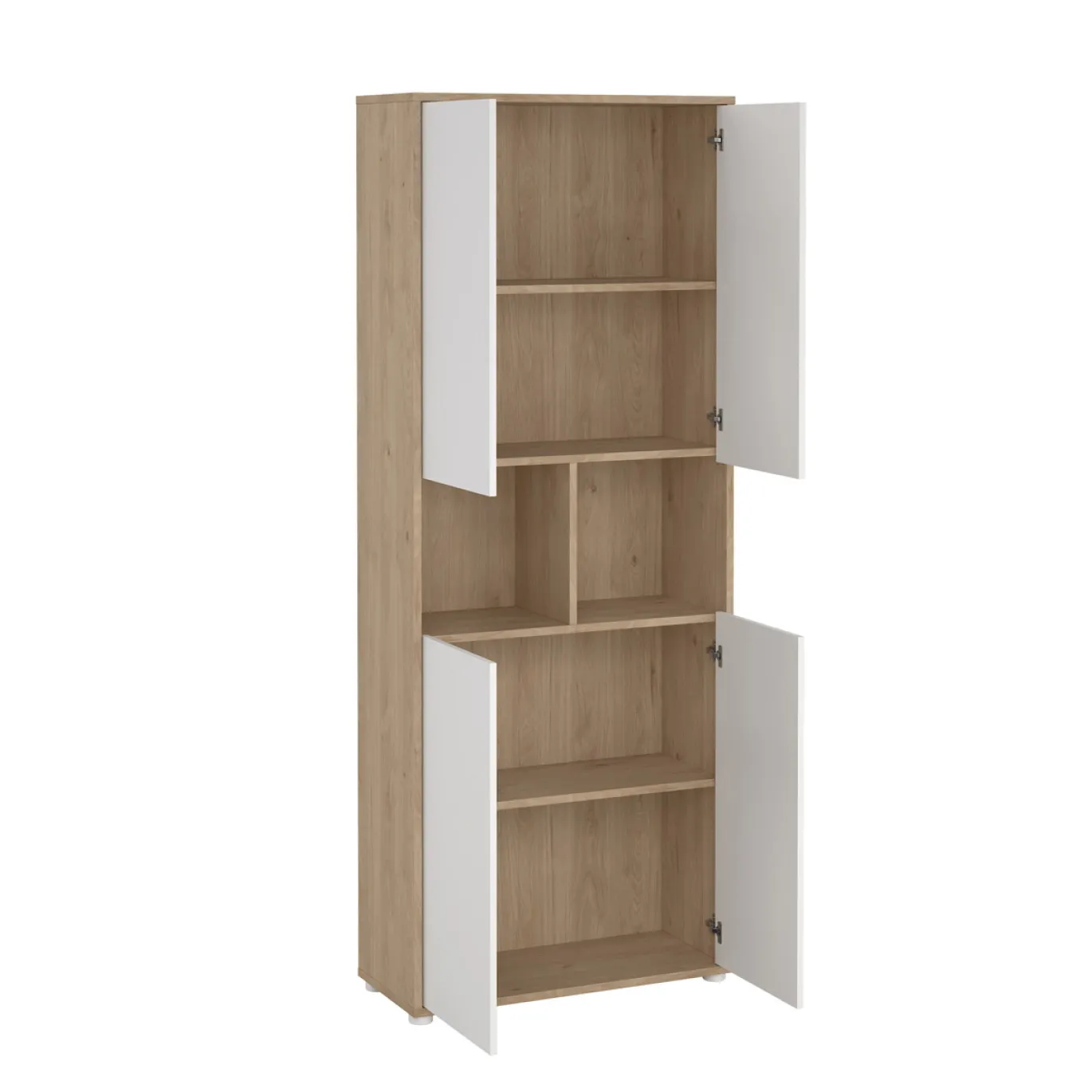 Boekenkast Sign Wit Jackson Hickory 240x205cm - Giga Living