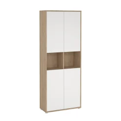Boekenkast Sign Wit Jackson Hickory 240x205cm - Giga Living