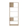 Boekenkast Sign Wit Jackson Hickory 80x205cm - Giga Living
