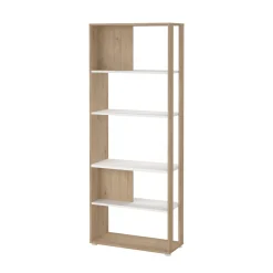 Boekenkast Sign Wit Jackson Hickory 80x205cm - Giga Living