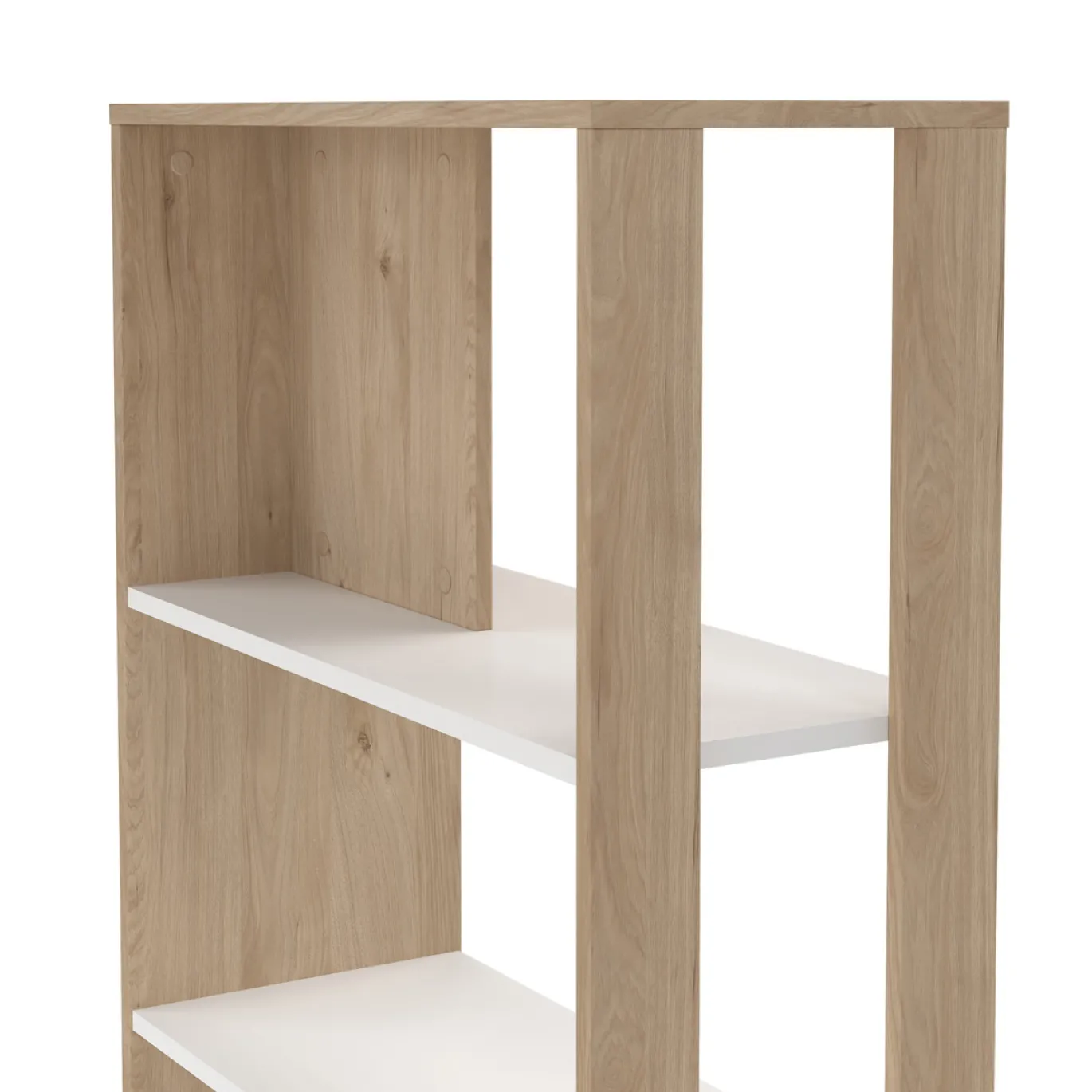 Boekenkast Sign Wit Jackson Hickory 80x205cm - Giga Living