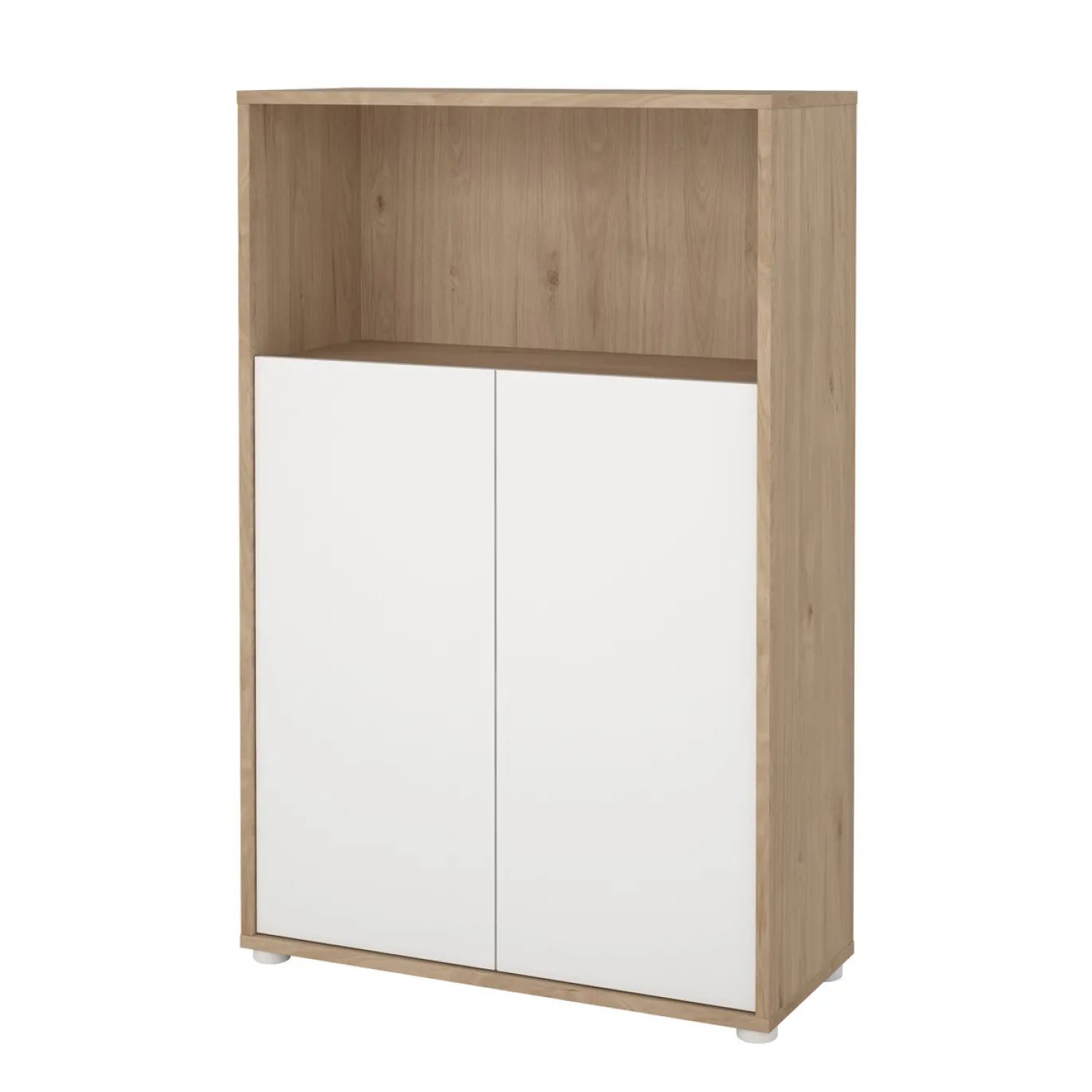 Boekenkast Sign Wit Jackson Hickory 124cm - Giga Living