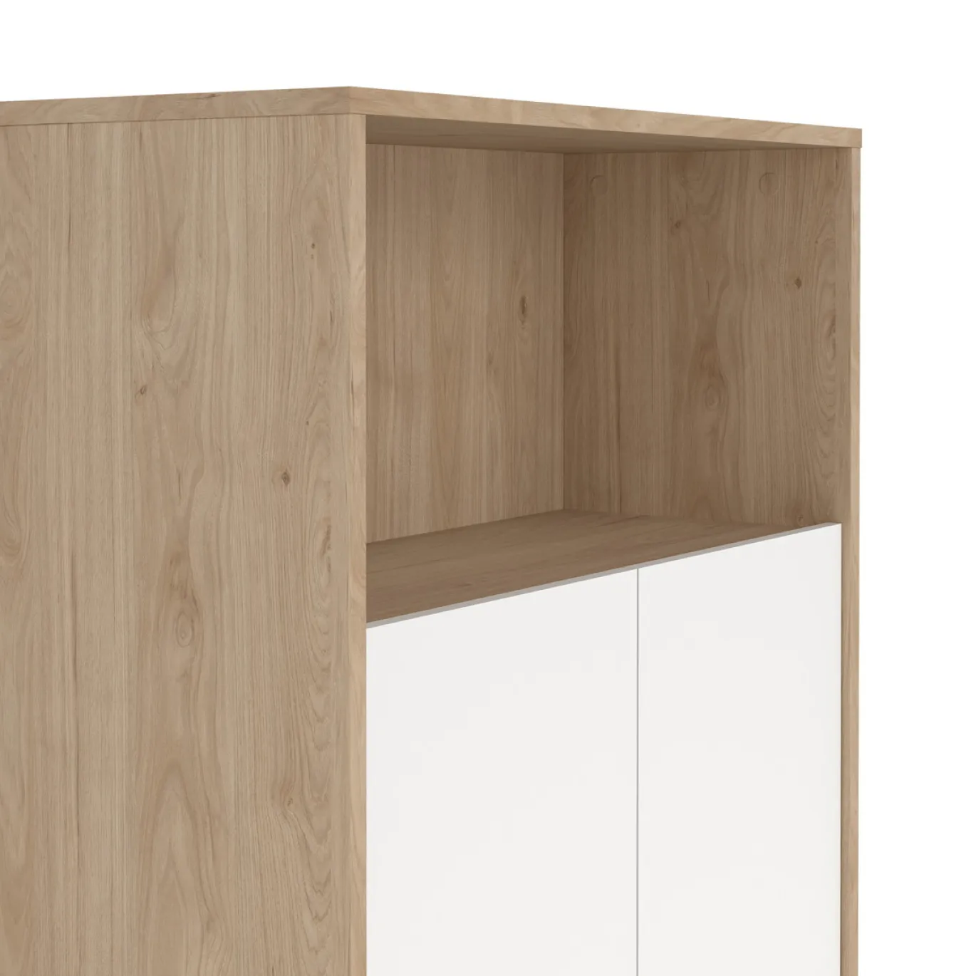 Boekenkast Sign Wit Jackson Hickory 124cm - Giga Living