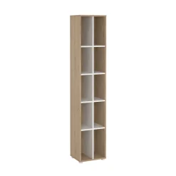 Boekenkast Sign Wit Jackson Hickory - Giga Living