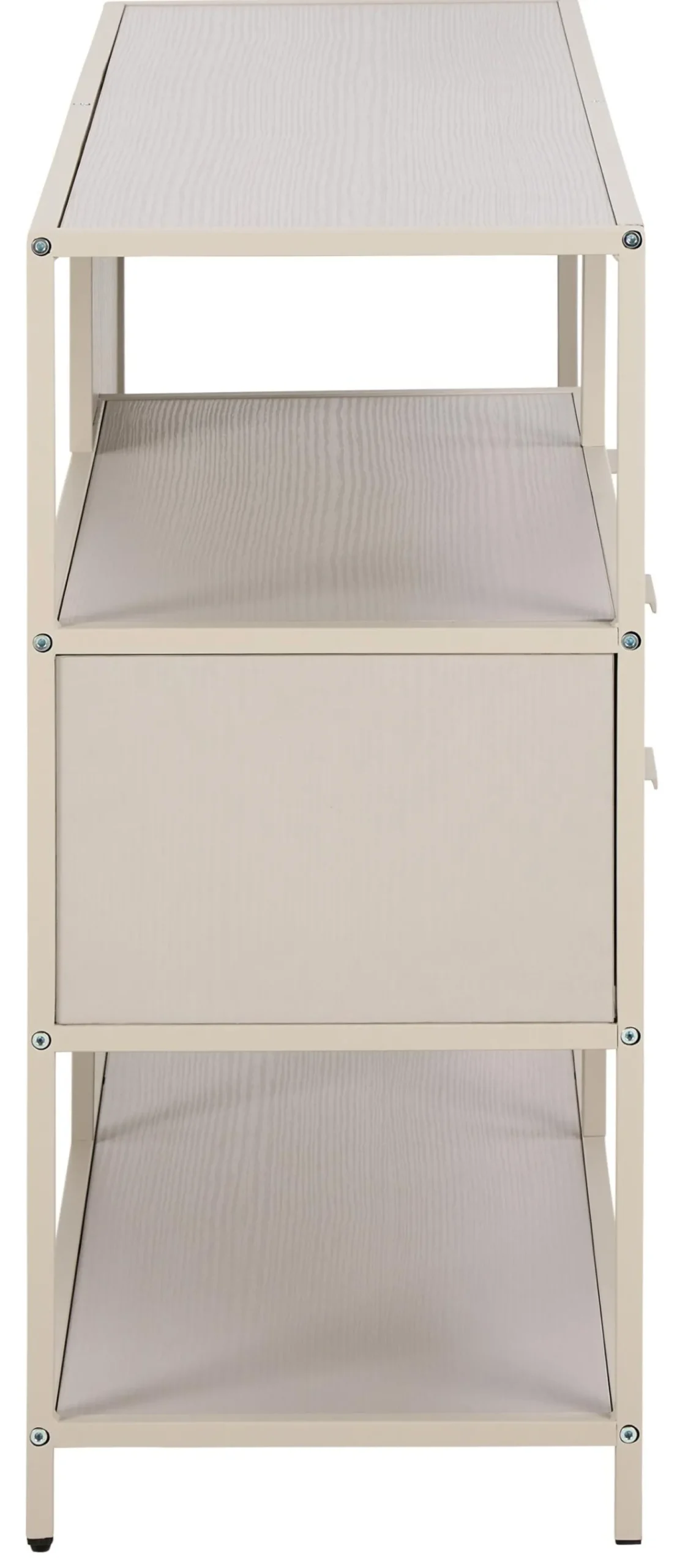 Boekenkast Varven Melamine Grijs Met Lades 114cm - Giga Living
