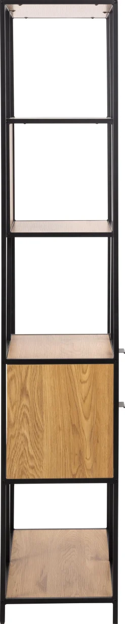 Boekenkast Varven Melamine Mat Wild Eiken 185cm - Giga Living