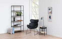 Boekenkast Varven Paper Mat Wild Eiken 185cm - Giga Living