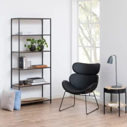 Boekenkast Varven Paper Mat Wild Eiken 185cm - Giga Living
