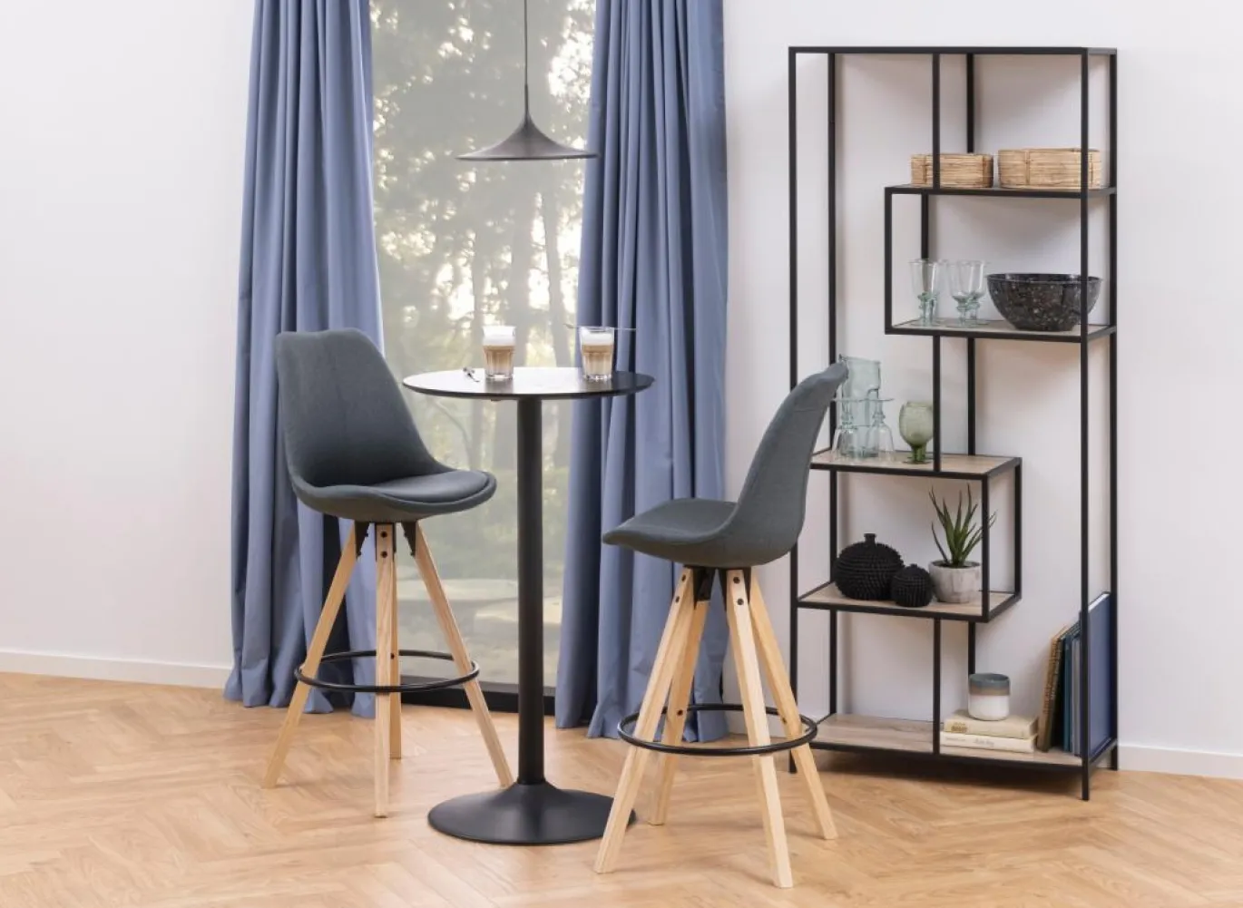 Boekenkast Varven Paper Sonoma Eiken 185cm - Giga Living