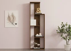 Boekenkast Wand Walnoot 160cm