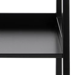 Boekenkast Zoster Mdf Zwart 180cm - Giga Living