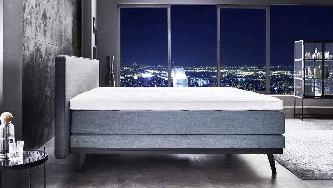 Boxspring Cape Niagara Zinc 180x200cm - Giga Meubel