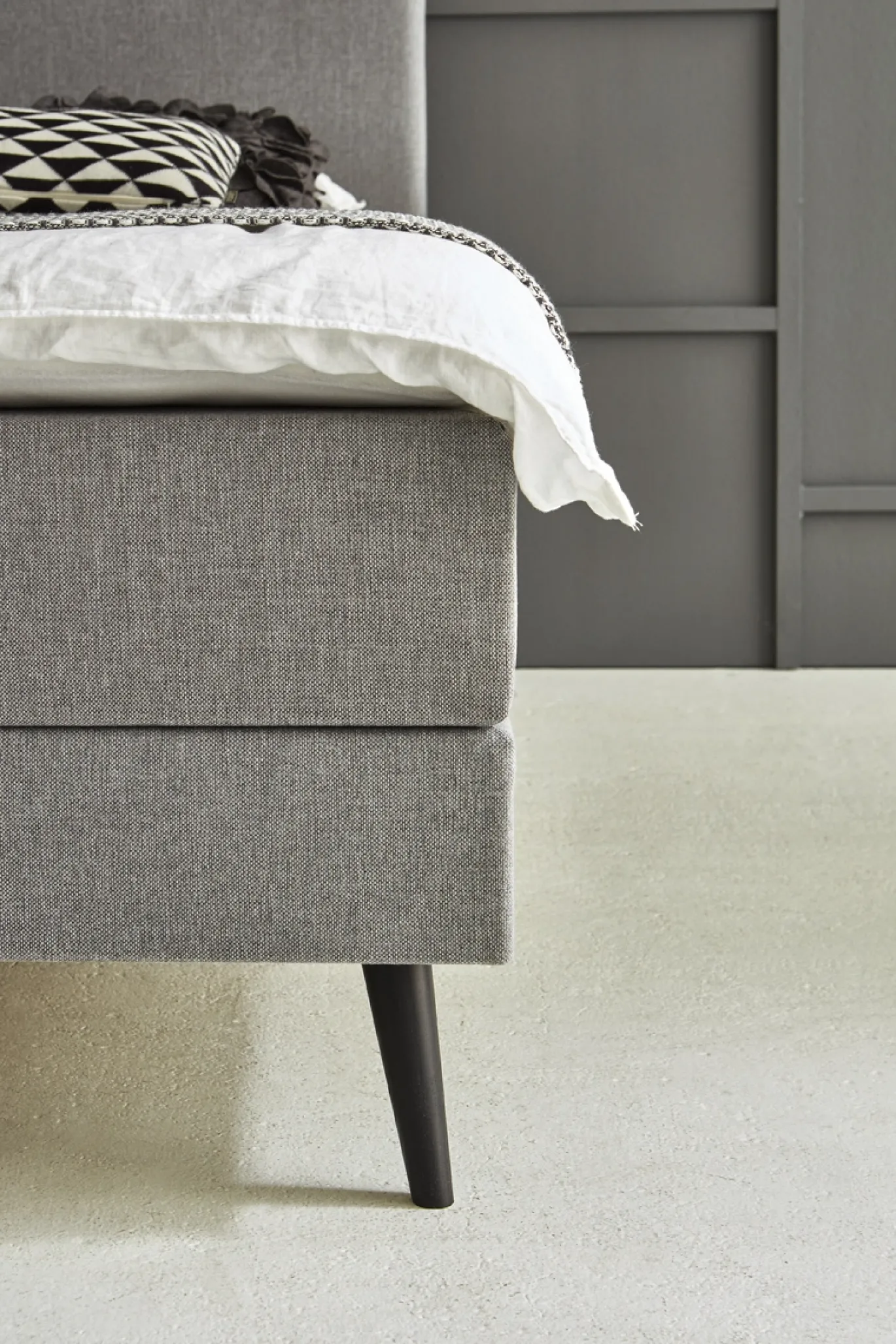 Boxspring Hugo Grey 120x200cm