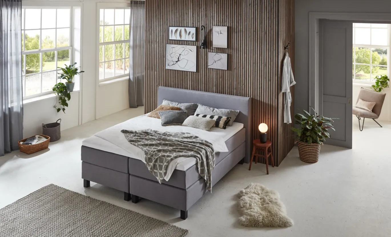 Boxspring V500 Zinc 140x200cm - Giga Meubel