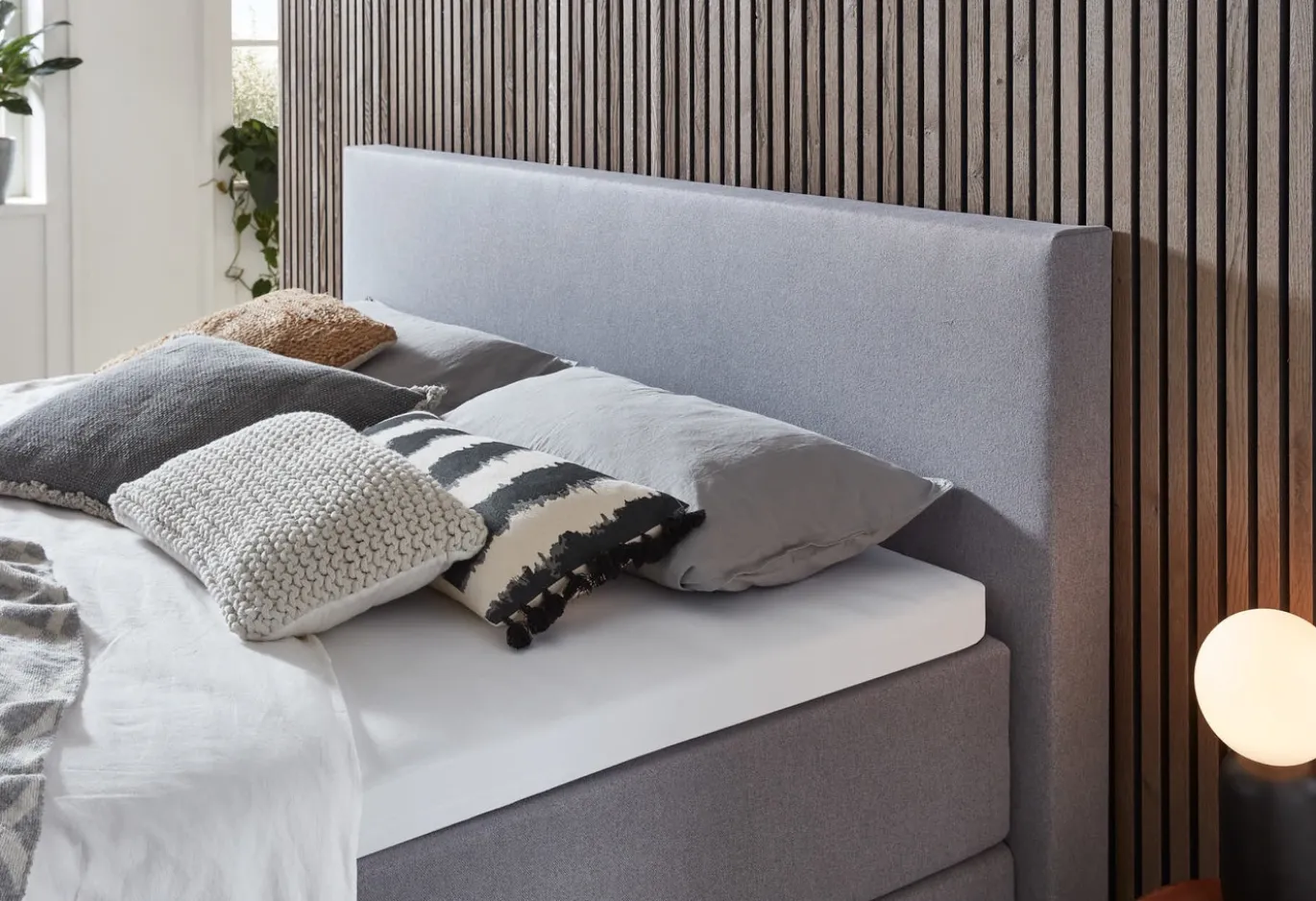Boxspring V500 Zinc 140x200cm - Giga Meubel
