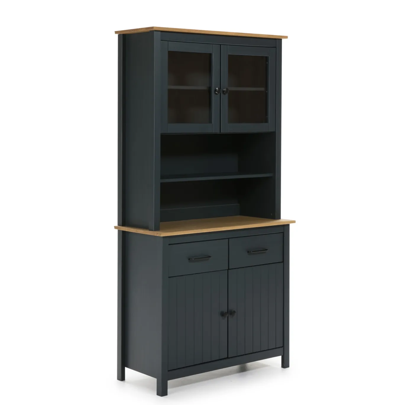 Buffetkast Miranda Blauw wax - Giga Meubel