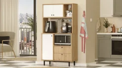 Buffetkast Roland Wit/Naturel 88x160cm