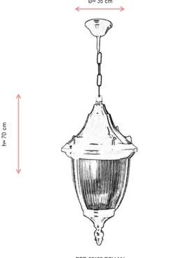 Buitenhanglamp Jan Zwart