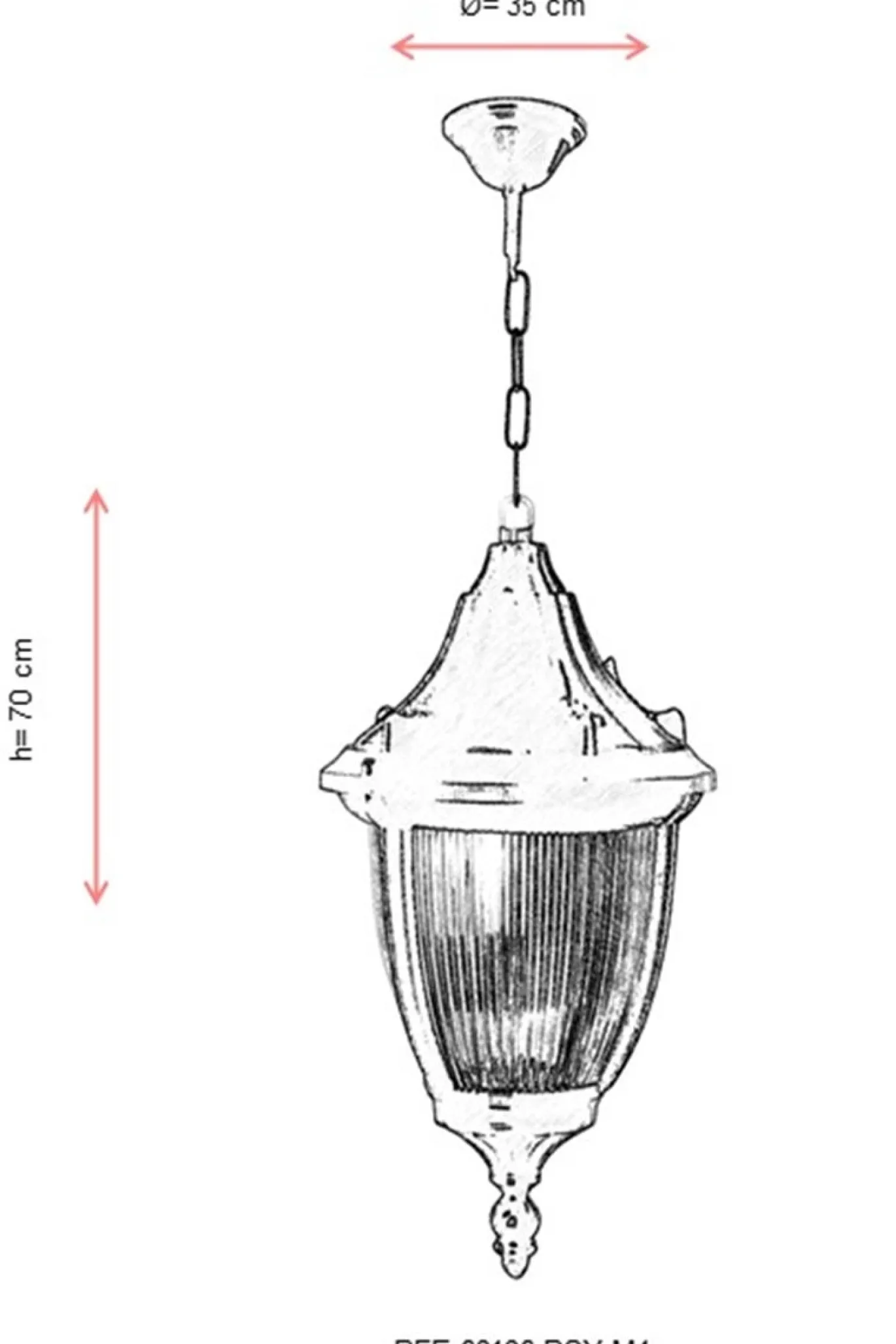 Buitenhanglamp Jan Zwart