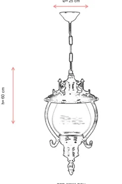 Buitenhanglamp Ria Zwart
