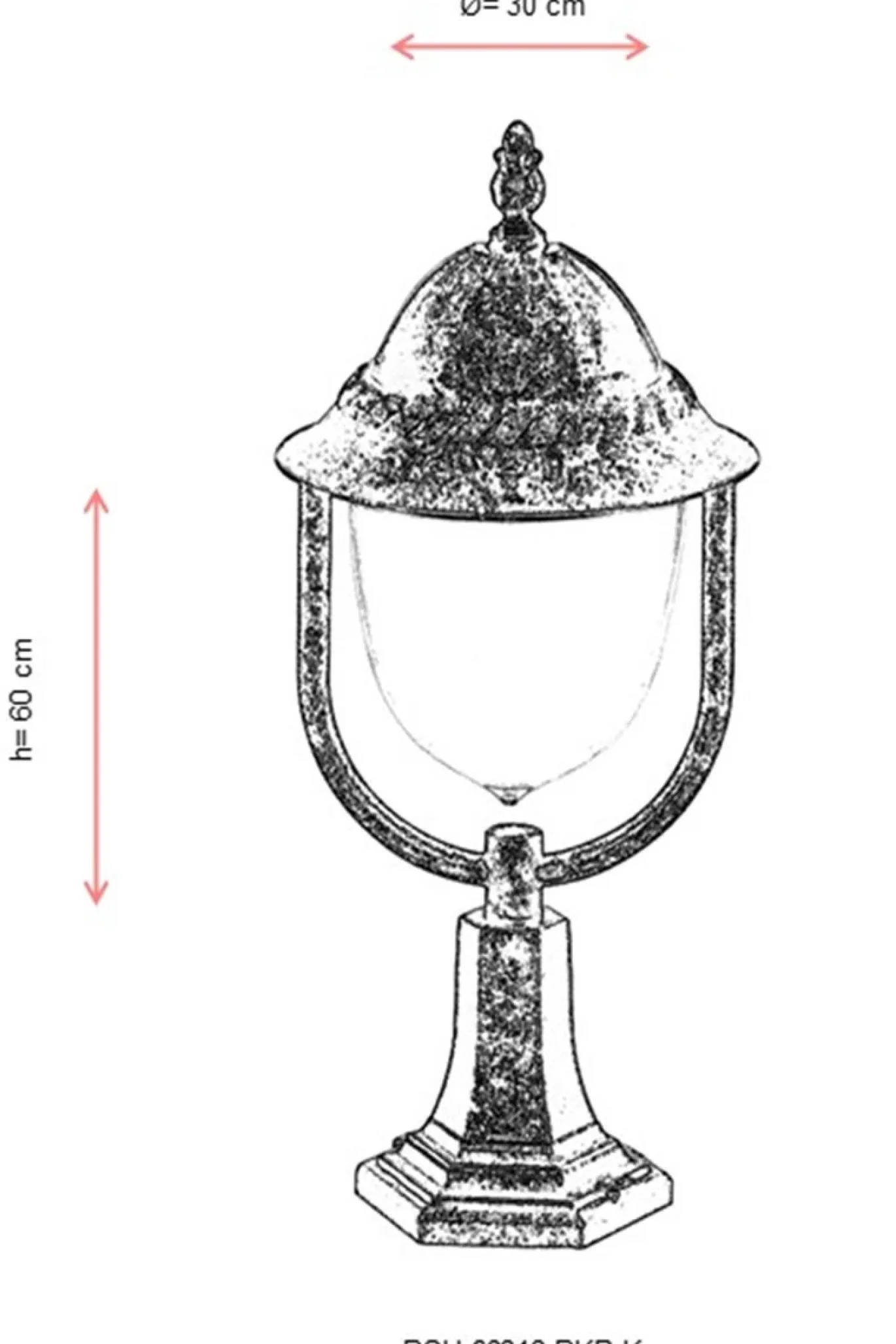 Buitenlamp Heimel Bruin