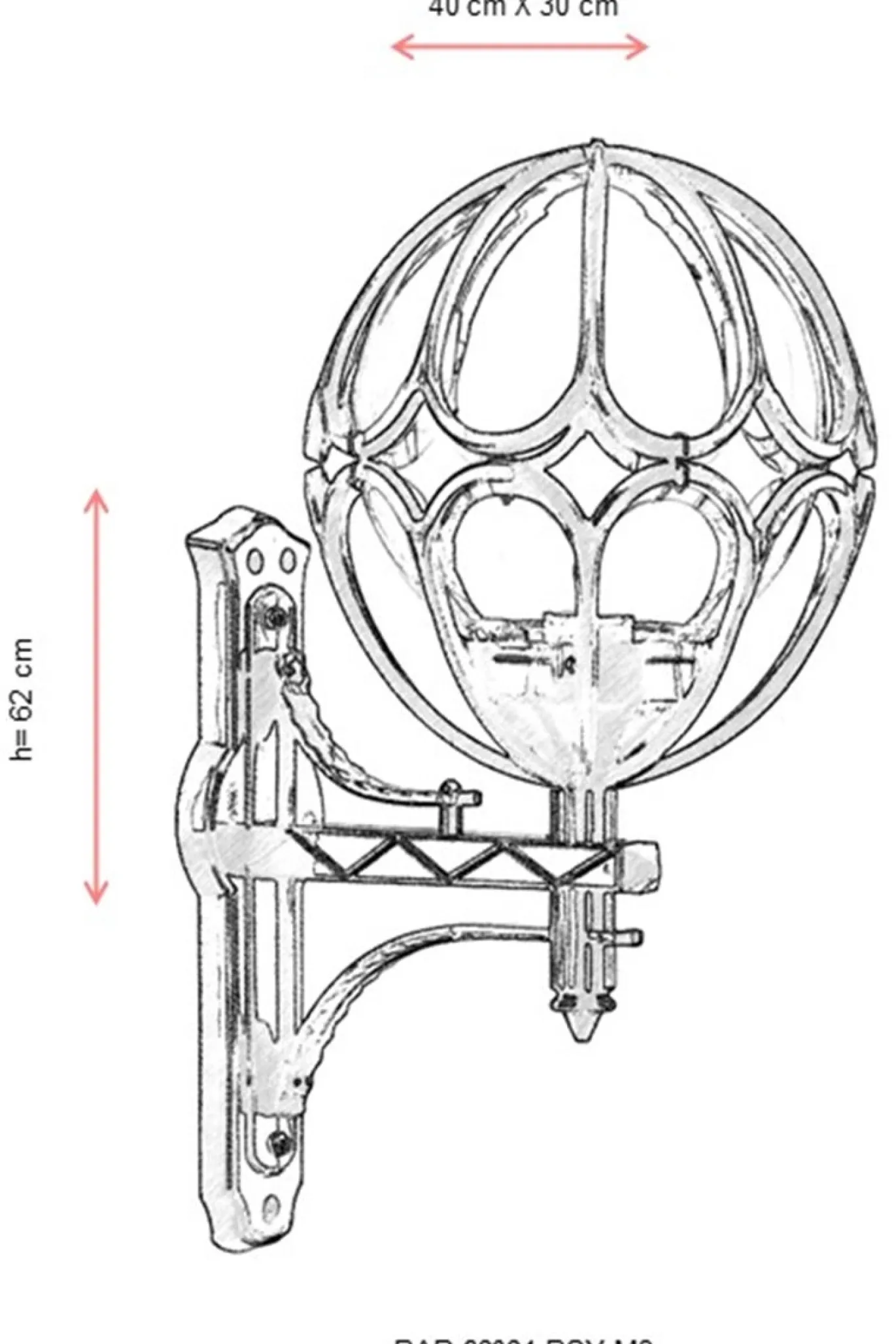 Buitenwandlamp Lia Zwart