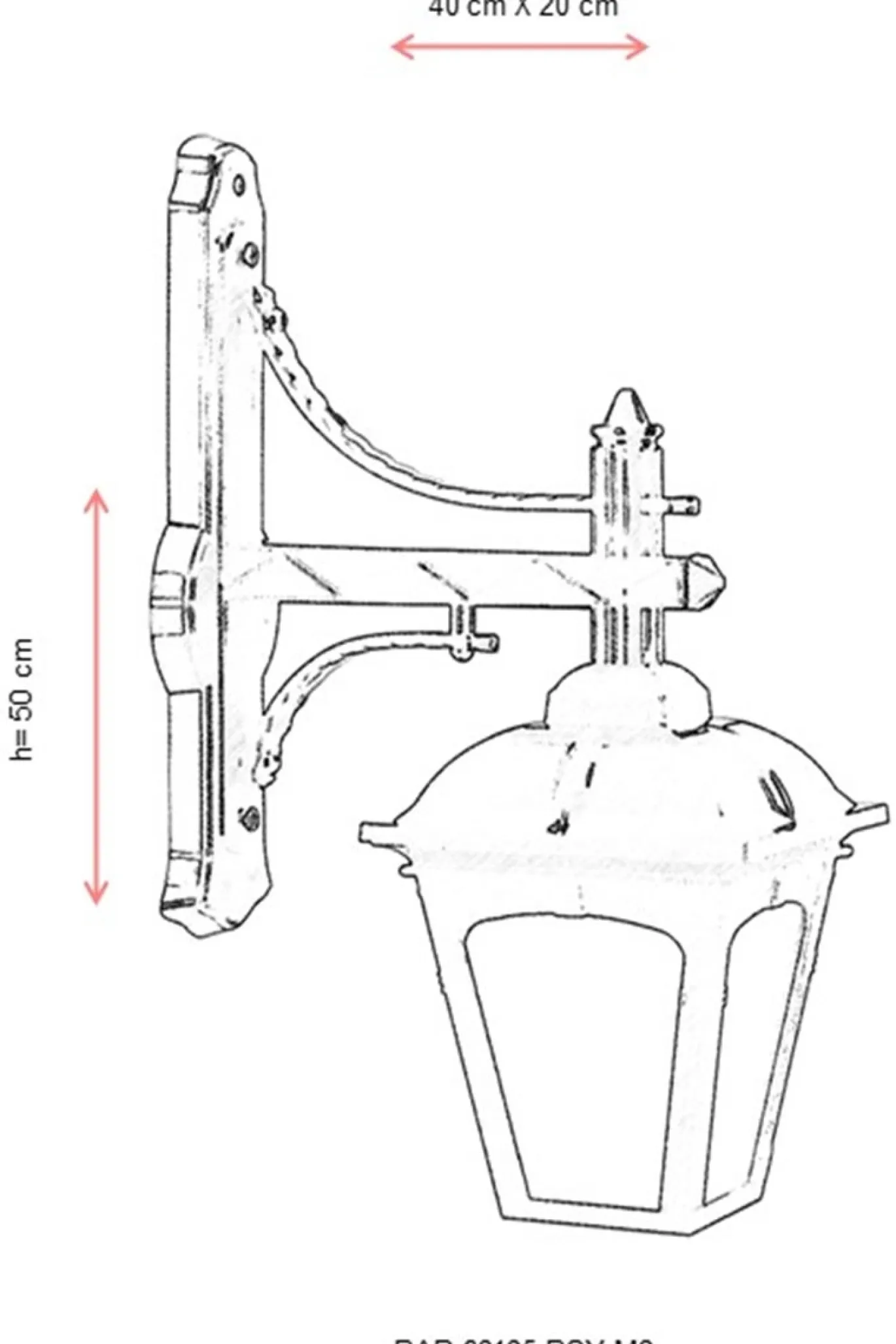 Buitenwandlamp Nathalie Zwart