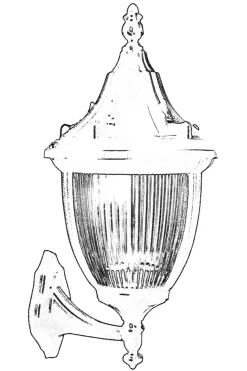Buitenwandlamp Rico Zwart