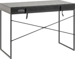 Bureau Bronx Zwart 110x45x75cm MDF - Giga Living