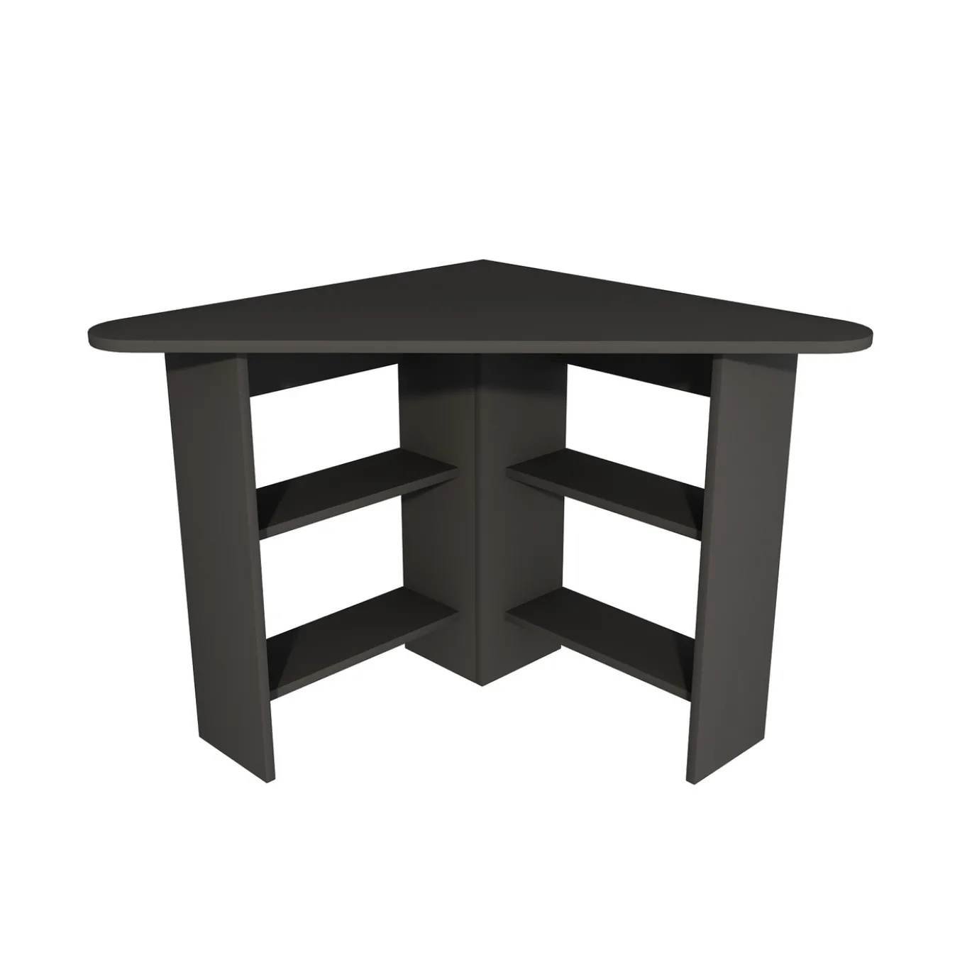 Bureau Corner Melamine Antraciet