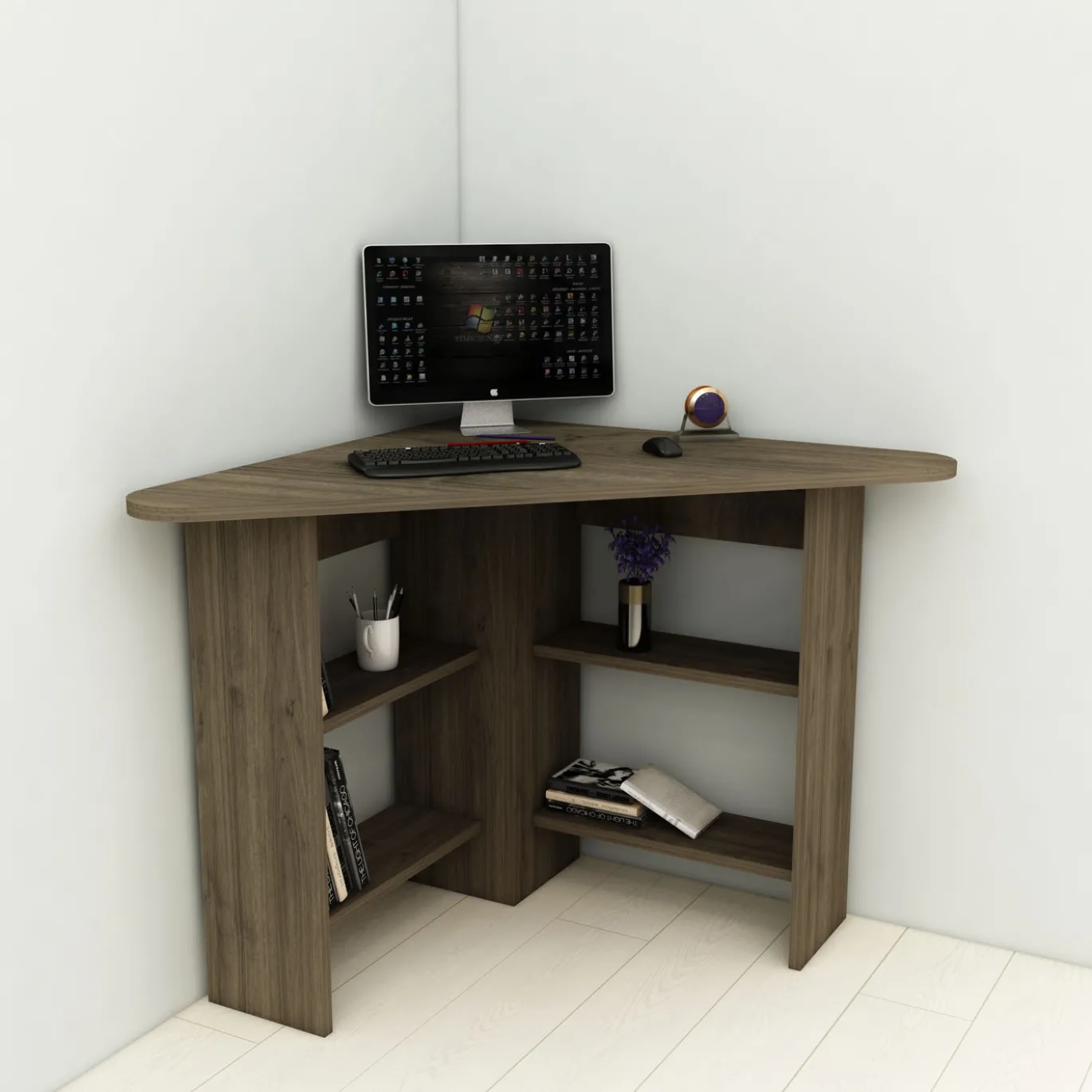 Bureau Corner Walnoot